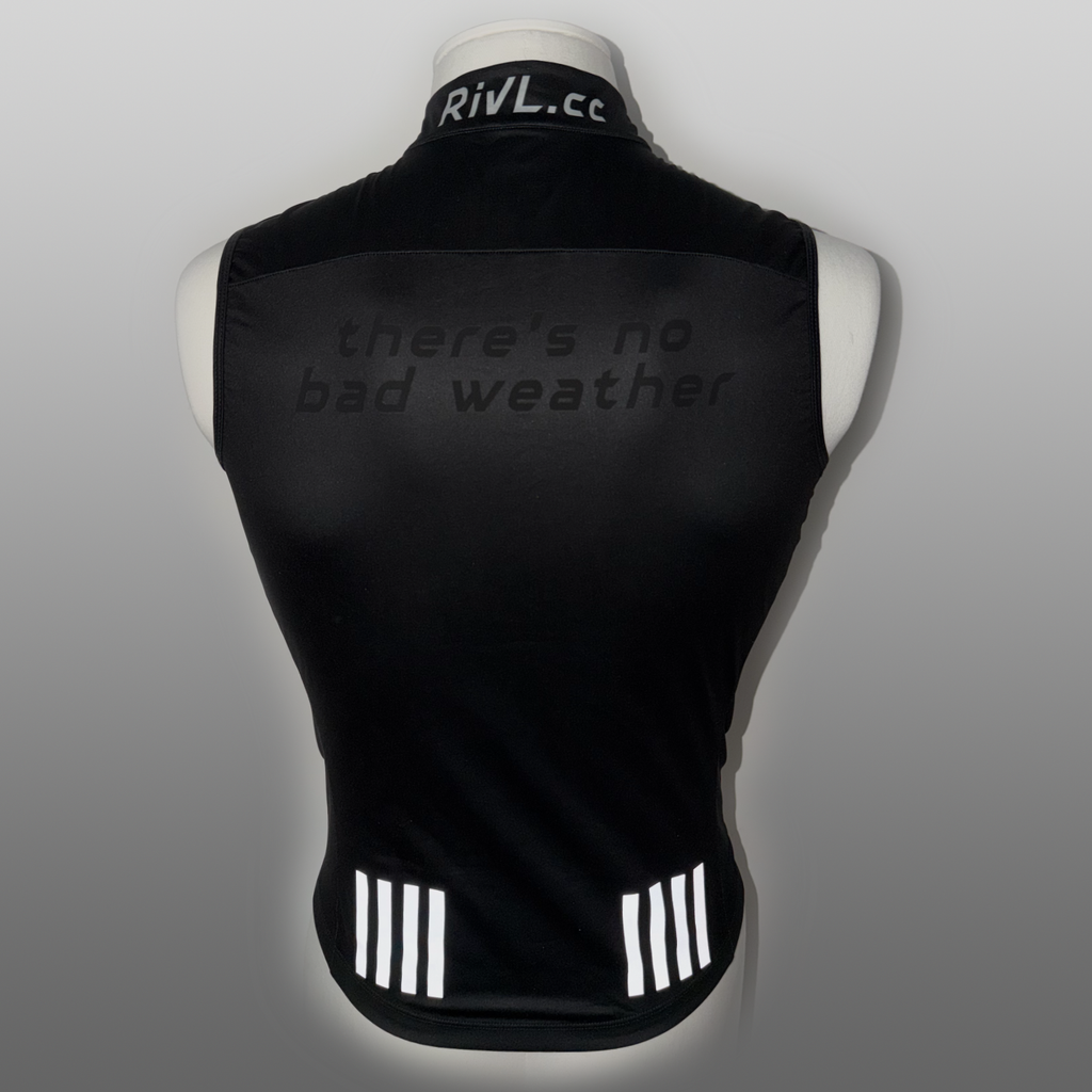Rivl Cycling Weste schwarz