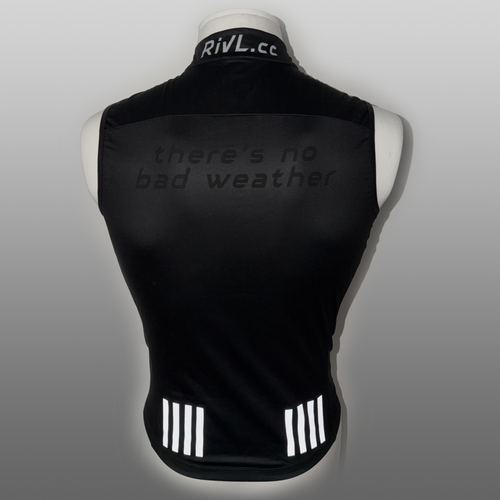 Rivl Cycling Weste schwarz